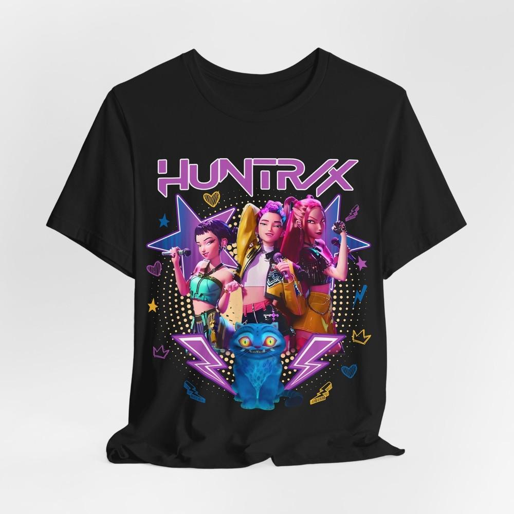 Huntrix T-Shirt Tee Tops, Vibrant Unisex T-Shirt, Graphic Shirt for Men and Women, Short
