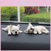 French Bulldog Car Decor Resin Animal Model Gift For Birthday And Wedding Celebrations