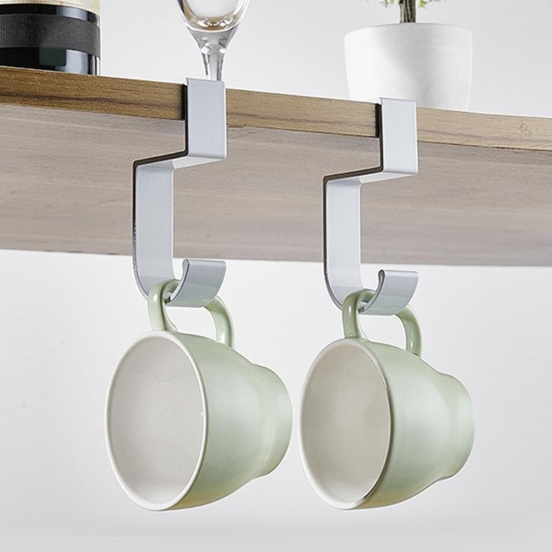 Ryggsäckskrok för skrivbordssida för studenter Metallhängare för skolväska Aluminiumväskhängare för skola Klämkrok för under skrivbord