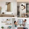 10PCS Sturdy Picture Hanging Hook Easy Install Mirror Hanger Metal Wall Hook  Home Wall Decor