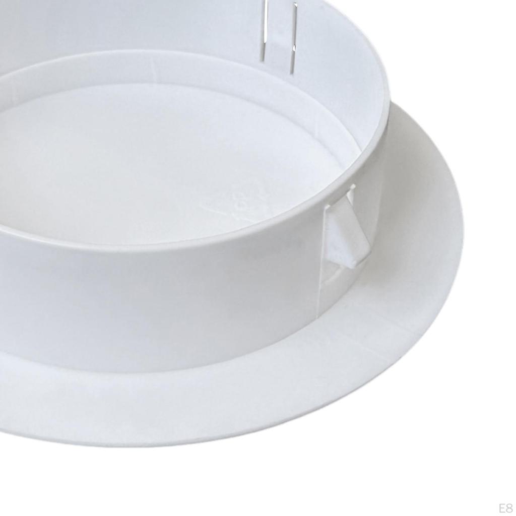 Placca Copriforo da Soffitto Pannello Decorativo con Fibbia Finitura per Downlight per Camera da Letto