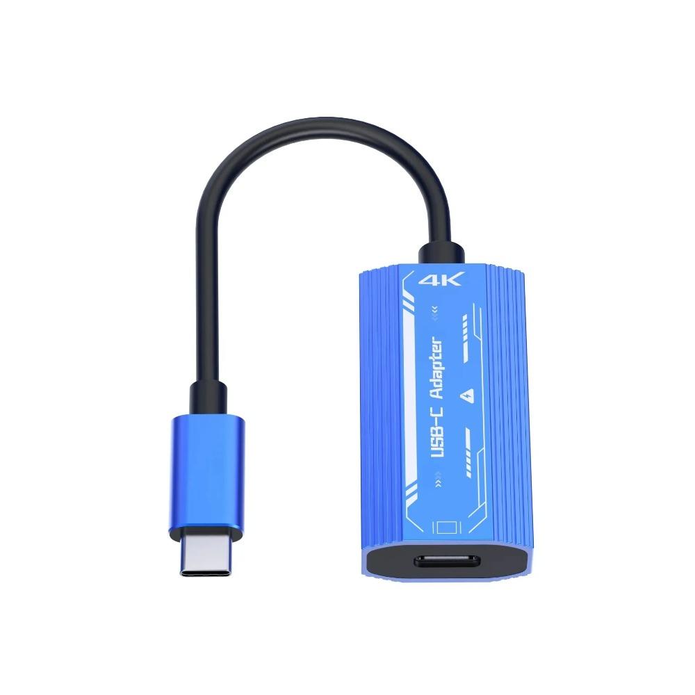 USB C To C Video Converter 4K@60Hz Display Adapter with PD 100W for Laptop Switch To XREAL/VITURE One/RayNeo AR Glasses Monitor