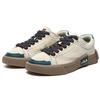 Fila Fusion POP Low Top Skateboard Shoes Men's Beige White Blue (Unisex) Skateboard Shoes T12M218204FAS