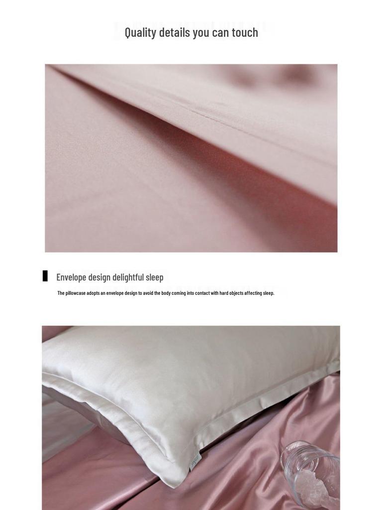 Luxurious Mulberry Silk Pillowcase - Soft, Breathable, Smooth, and Beauty-Enhancing High-Value Pillow Cover.