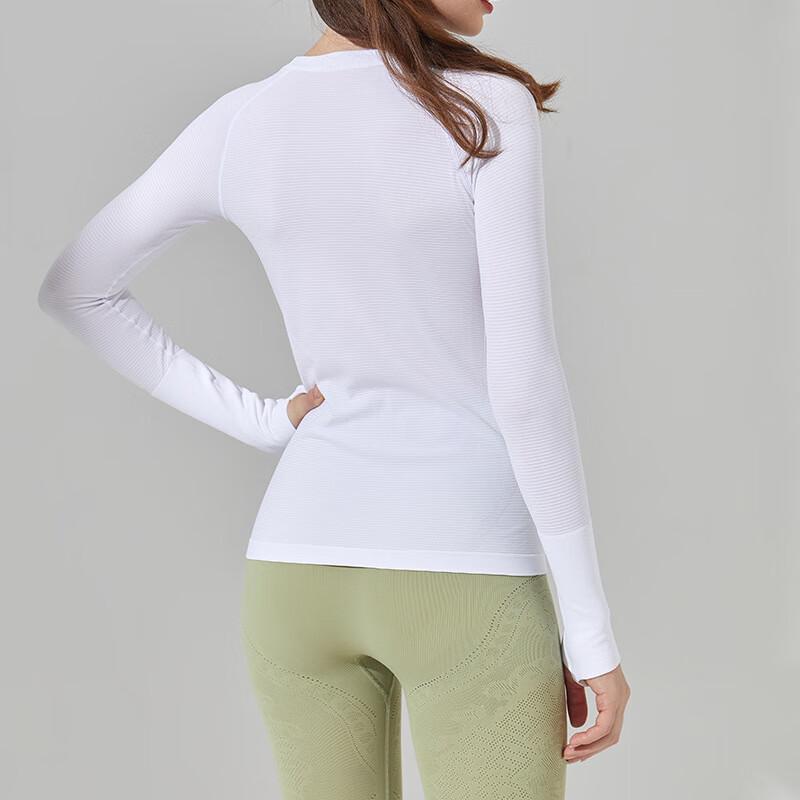 WEZHO Women's Long Sleeve Crew Neck Yoga Top