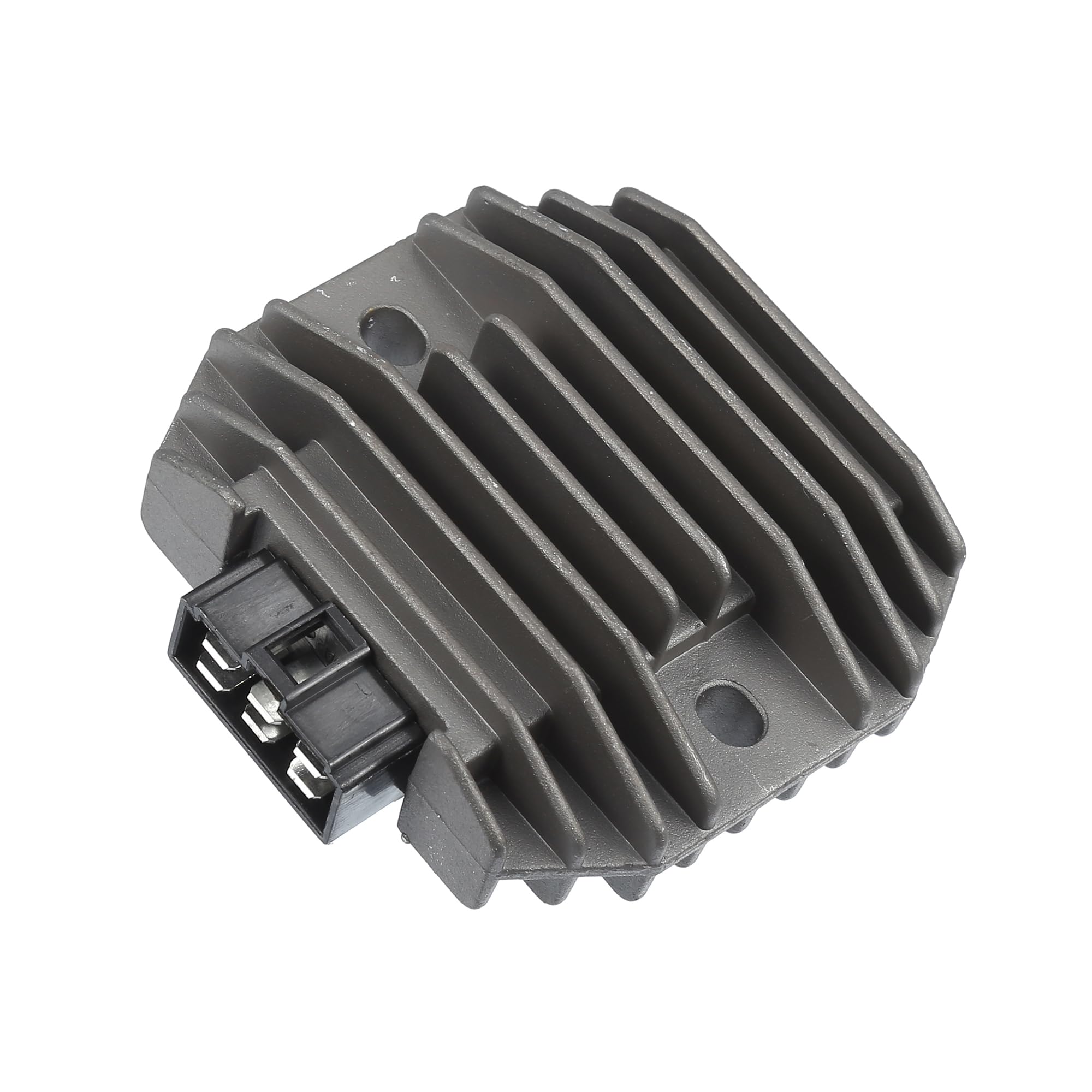 

Motoforti Motorcycle Regulator Rectifier for Kawasaki KLX250SF 2009-2010, Part Number 210660027, Metal and Plastic, Black and Deep Gray, 1 Piece