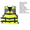 Life Vest with Retractable Seat Belts Reflective Films Life Waistcoat Buoyancy Over 100N Safety Flotation Garment