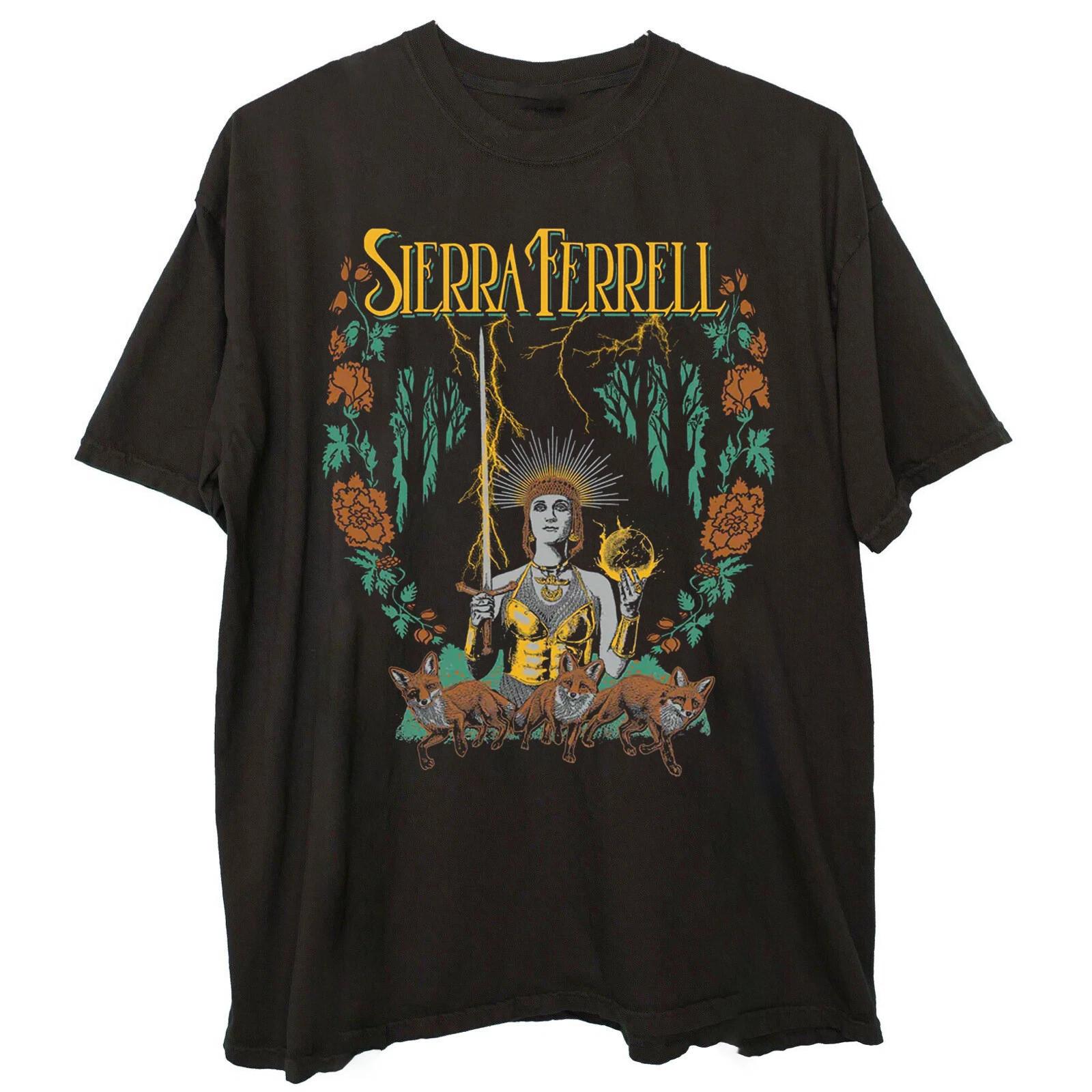 NEW Sierra Ferrell Forest Floor Fox Heavy Cotton Black S-5XL T Shirt MC628 Unisex T-Shirt M