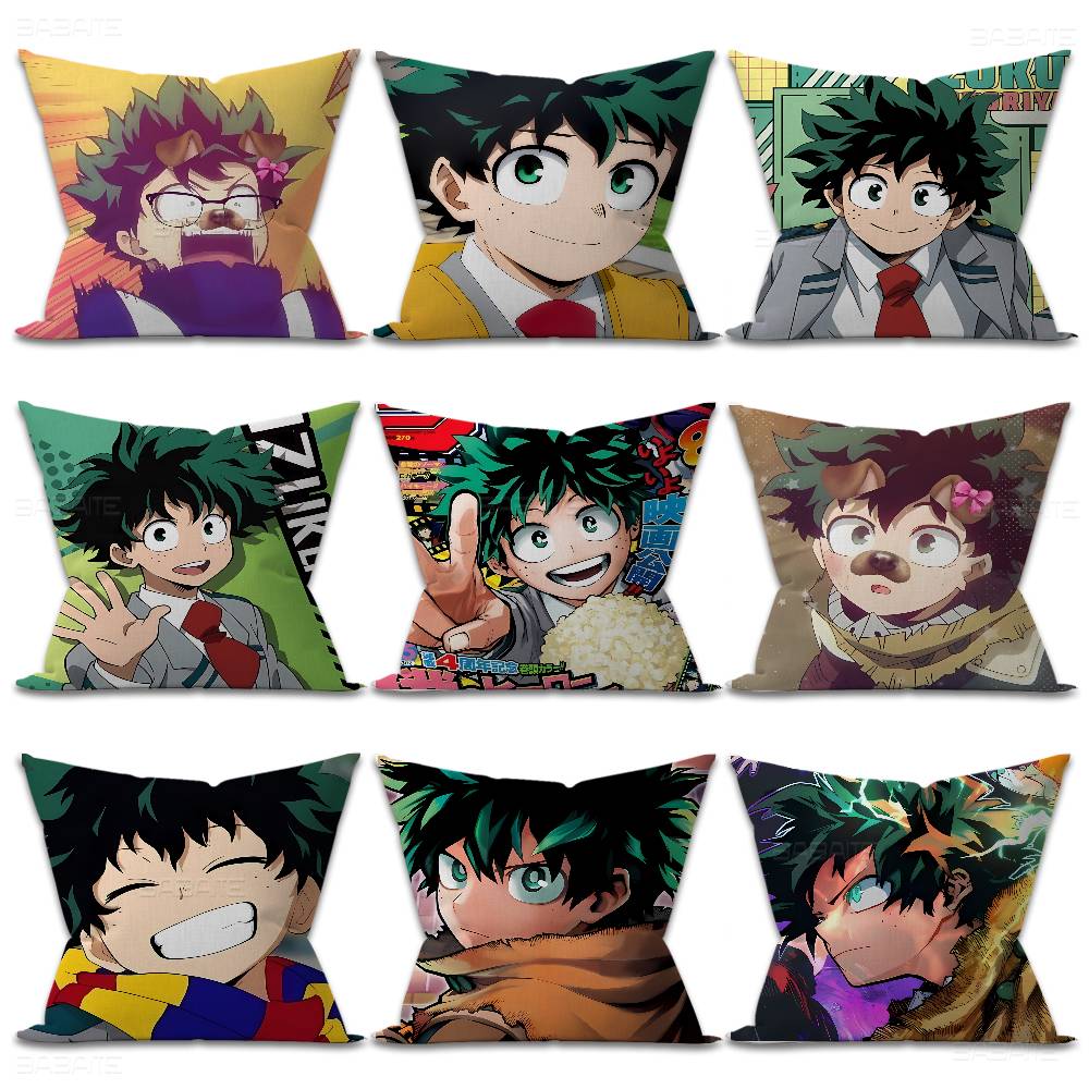 Cartoon Character Izuku Midoriya pillow cover sofa cushion cover home room decoration children gift