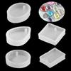 DIY Keychain Pendant Making Kit Crystal Epoxy Resin Mold Silicone Casting Mould with Keyrings Art Crafts Tools