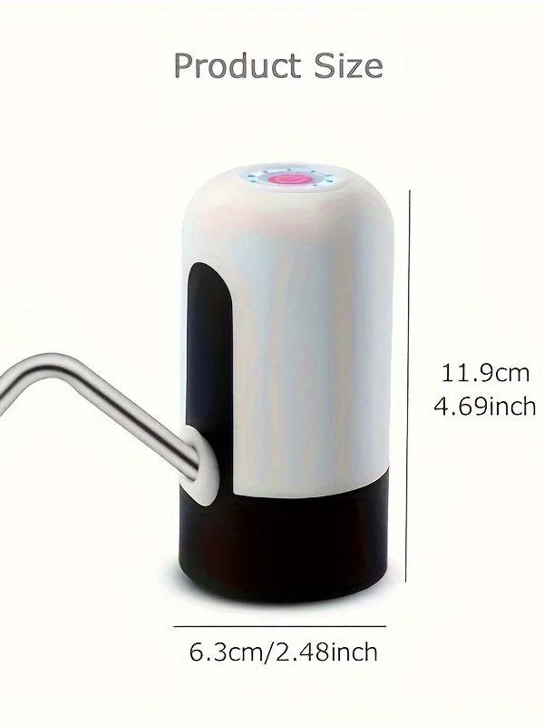 

Electric water dispenser, convenient for outdoor use, modern digital display screen, portable water pump. белый