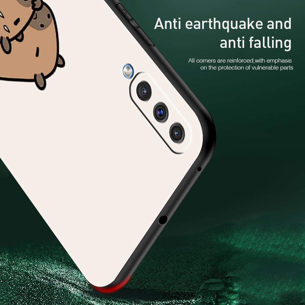 Cute Capybara Phone Case For Samsung Galaxy A56 A36 A26 A34 A17 A16 A06 A14 A12 A54 A72 A70 A24 A22 A20e A52 A50 A40 A32 Cover