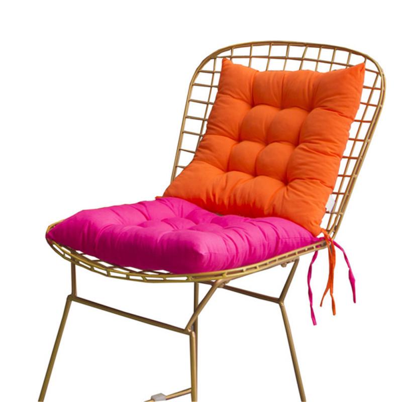 Soft Comfortable Solid Color Seat Cushion No Fade Square Floor Cushion No Pilling Chair Cushion for
