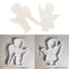 1Pair Candelabrum Gypsum Moulds Personalized Candle Holder Molds Angel Ornament Silicone Mould Practical Jewelry Tool