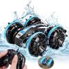 ROBOT PLAZA RC Car, Amphibious, Double-Sided, 4-Wheel Drive, Interchangeable Wheel Straps, Waterproof, Kids Toy, Birthday Gift for Boys, RC Off-Road