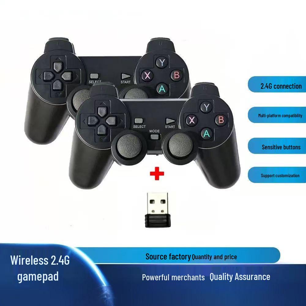 Dual-Mode 2,4G Kabelloser Game Controller für Konsolen, Set-Top-Box, PC, Arcade-Simulator