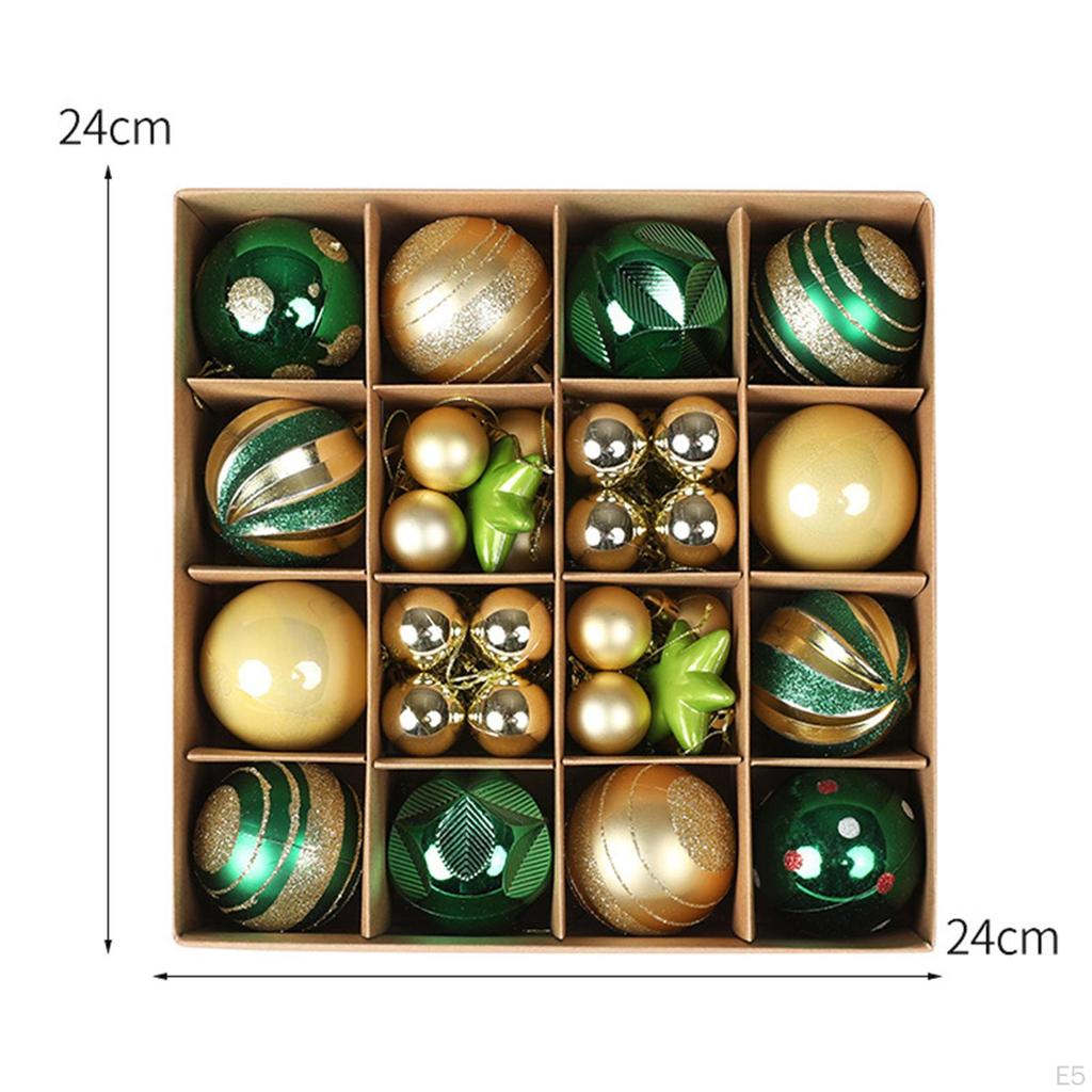 36 kusů Vánoční koule Ozdoby Dekorace na stromeček Potřeby pro párty Ozdoby pro
