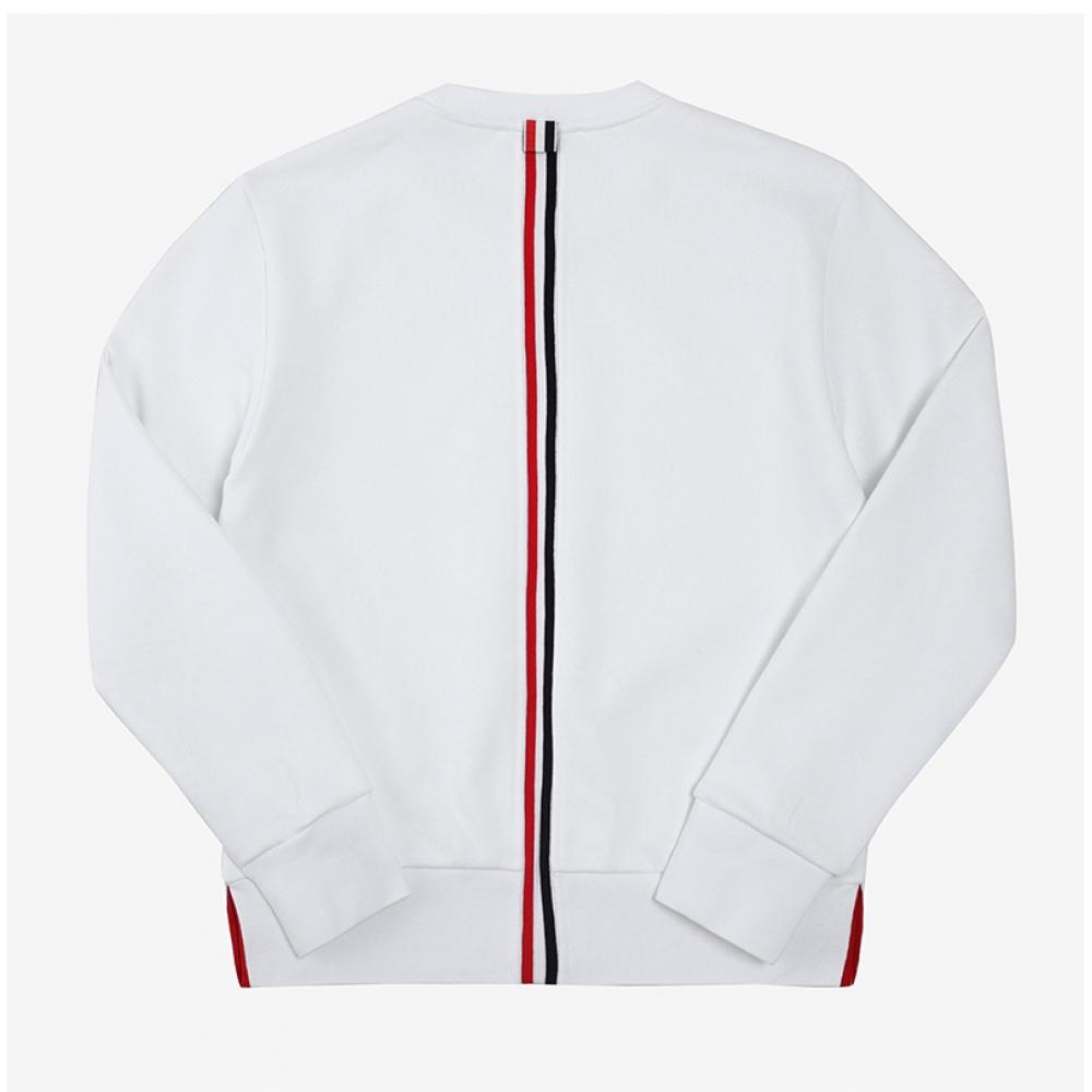 Thom Browne Gestricktes Sweatshirt Mittlerer Rückenstreifen Herren Mjt085a 03377 100