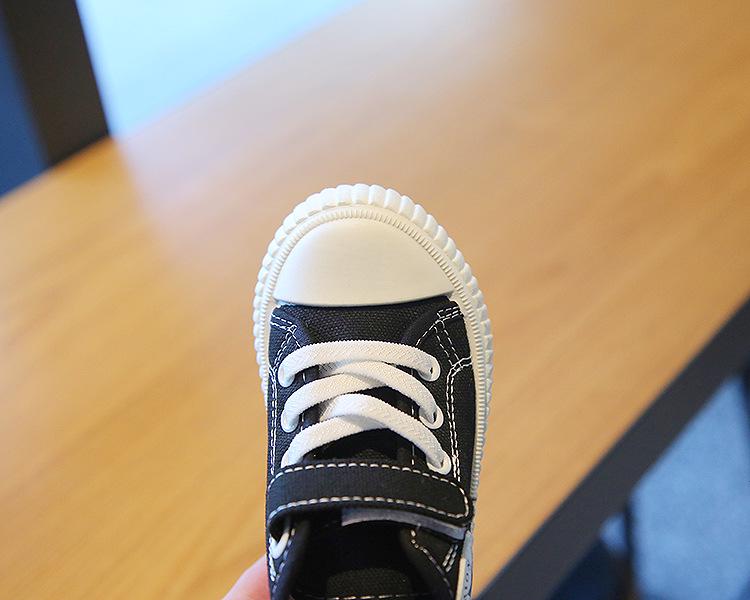2025 Kids' High-Top Canvas Sneakers: Non-Slip, Soft Sole Casual Shoes for Boys and Girls