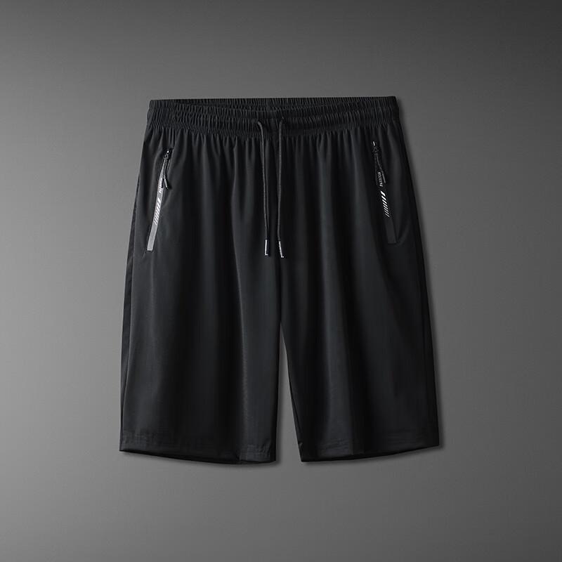 Мужские шорты Dibenze из ледяного шелка большого размера до колена 4XL