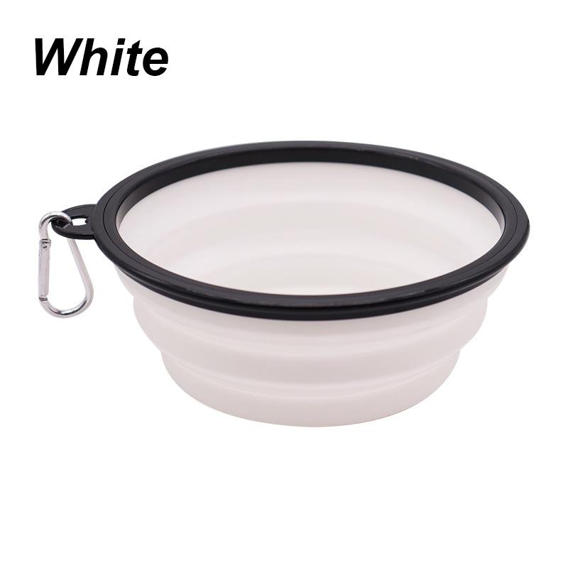 Outdoor Travel Portable Feeding Bowls Cat Dog Bowl Pet Items Dog Food Bowl Food Water Container Silicone Bowl Collapsible