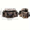 1pc Outdoor Große Kapazität Wasserdichte Angelgerät Lagerung Tasche, Multi-zweck Doppel Schicht Angeln Tasche