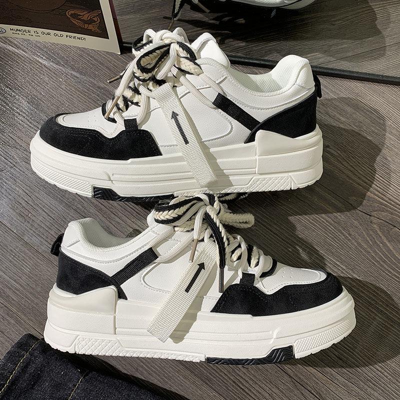 

Белые женские кроссовки на платформе, кроссовки Kawaii Vintage Vulcanize Casual Korean Fashion Tennis Female Flats Vulcanize Shoes 35