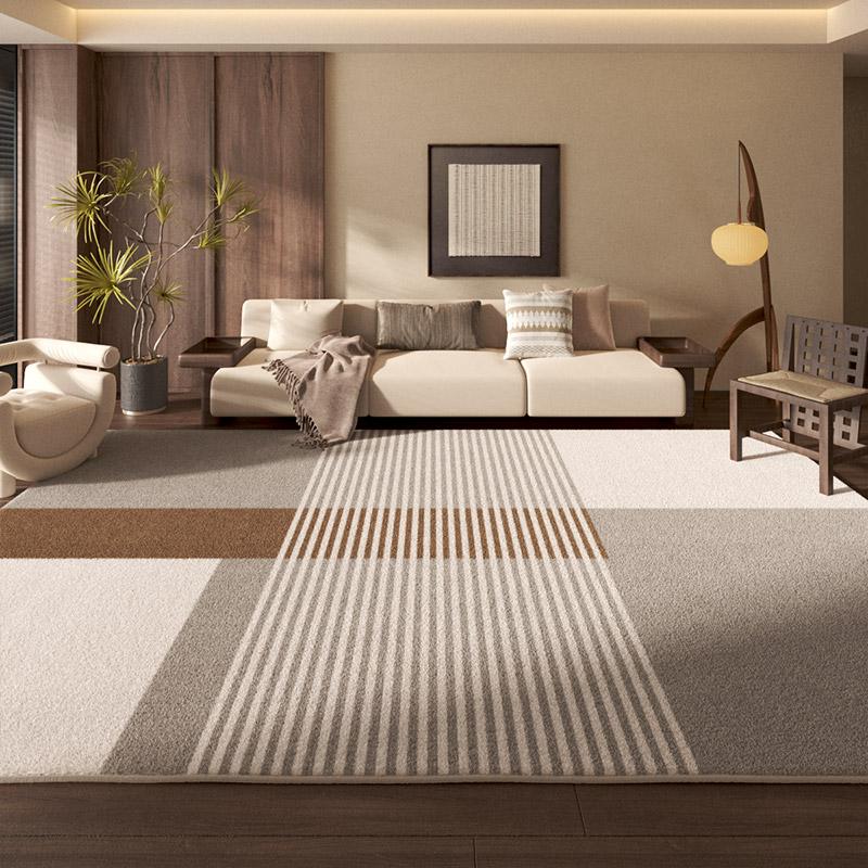 Medieval Style Carpets For Living Room Fluffy Soft Study Floor Mat Retro Bedroom Decor Plush Carpet Home Thick Brown Bedside Rug