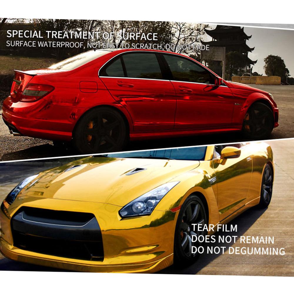 Stretchable Mirror   Film Foil Car Sticker   Wrapping Sheet Decal Protective Car Styling Accessories