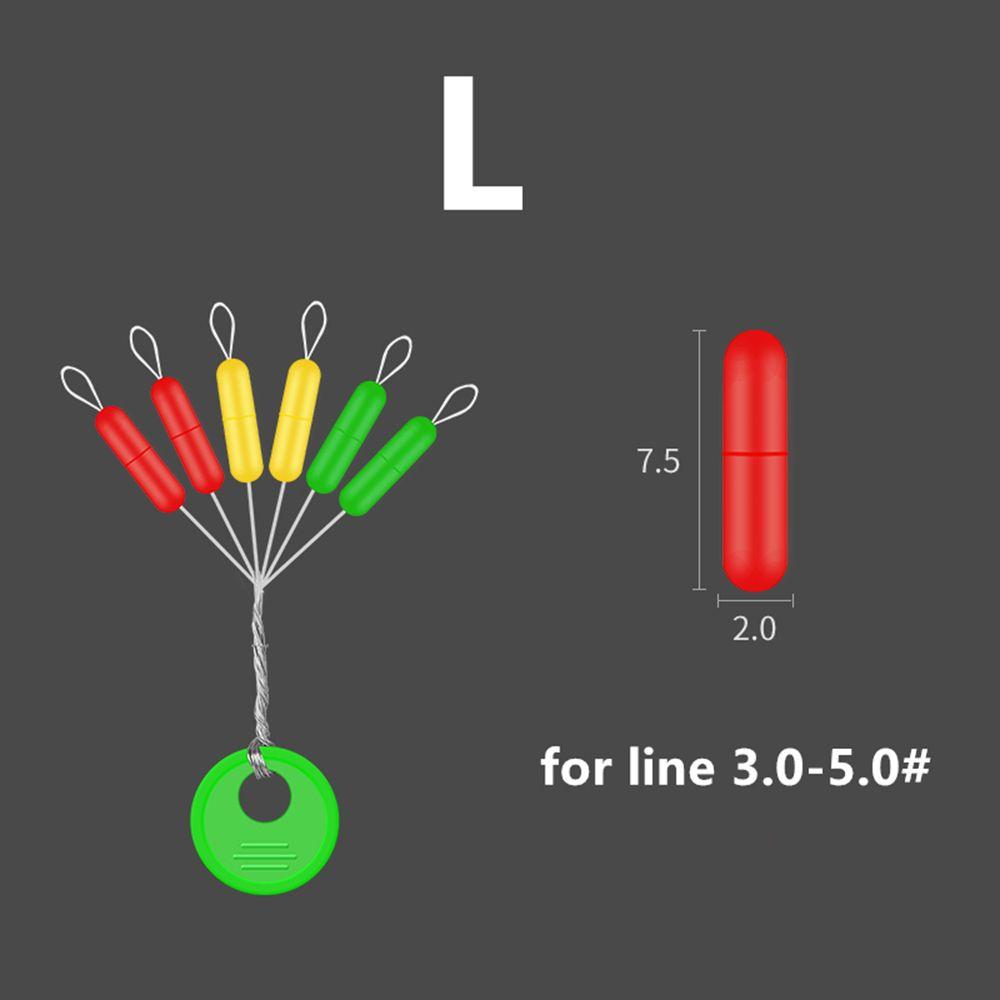 Rubber Stops Line Resistance Fishing Float Oval Floating Stopper Rubber Space Beans Fishing Bobber