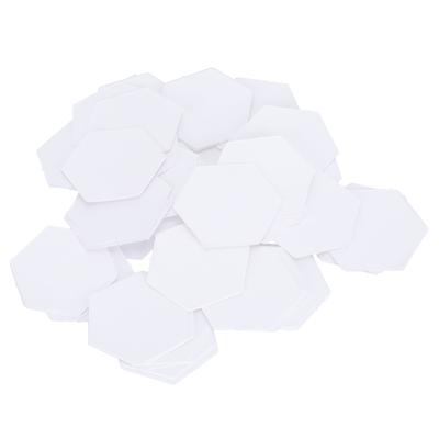 100 Adet Patchwork Şablonu Altıgen Kağıt Model Karton Kapitone Dikiş El Sanatları Kendin Yap Dikiş Aleti