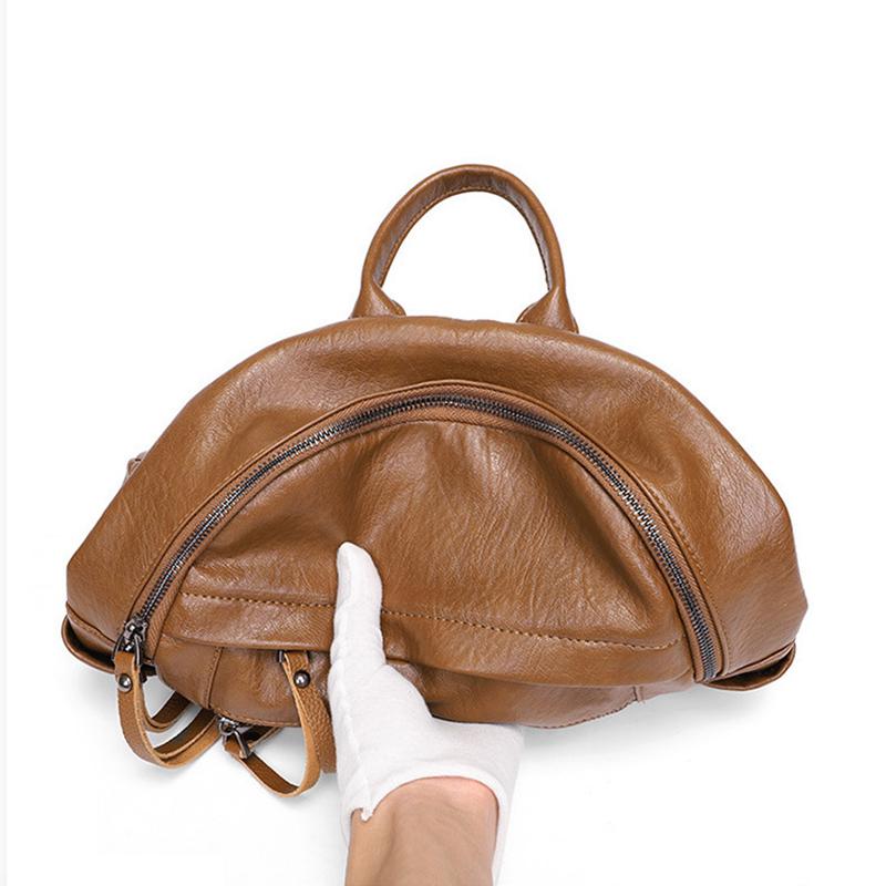 Женские рюкзаки из мягкой кожи — фото 4