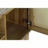 Meuble TV - Balinais - Sapin - Rotin - 140 Cm - 2 Portes - Marron