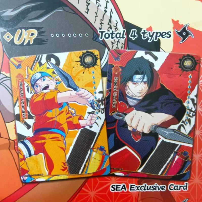 Naruto Soldier Chapter 9 Collectible Card Cartoon Uzumaki Naruto Card English Version Full Box Anime Merchandise Trendy Toys