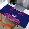 Menacing Gengar Large Desk Mat Fiery Purple Aesthetic Gaming Mouse Pad