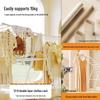 Wing-Shaped Carbon Steel Floor-Standing Folding Clothes Drying Rack for Quilts and Baby Items
