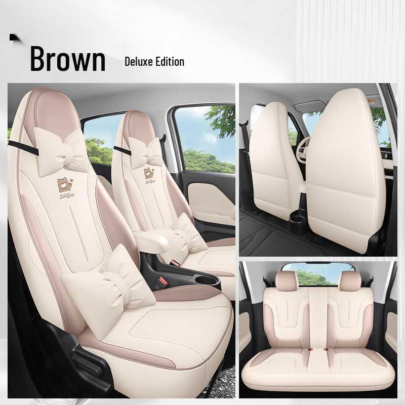 Kaiyi Shiyue Max Universal Leather-Linen Seat Covers - 26 Models, All-Season, Full Coverage.