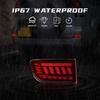 LED Rear Bumper Light DRL For Toyota Prado 120 FJ120 LC120 J12 4Runner 2003 2004 2005 2006 2007 2008 2009 Brake Turn Signal Lamp