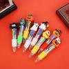 Cute Halloween Four-Color Cartoon Ballpoint Pen for Students