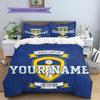 Leeds United Custom Name Pattern Bedding,Quilt Set Quilt Cover Pillowcase Home Birthday Gift(1 * duvet cover + 2 * pillowcase, without core)