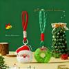 Authentic Christmas Gift Plush Toy Figurine Keychain Schoolbag Pendant Cute Santa Claus Figurine Gift