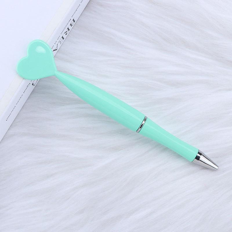 12pcs Valentine's Day Heart Shape Pens Black Gel Ink Rollerball Pens For Office School Supplies Gift Kids Ballpoint Pens