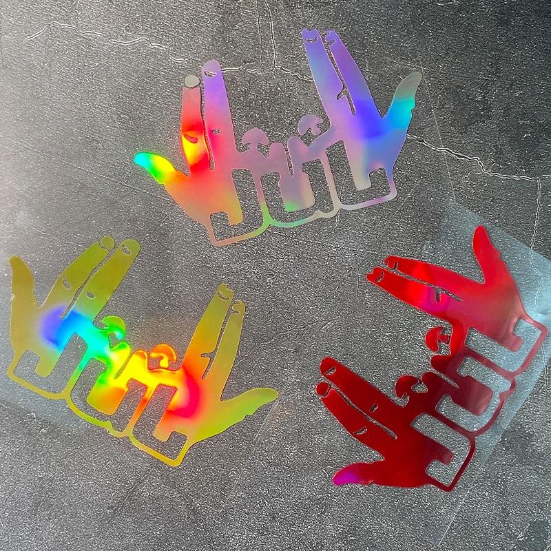 1PC Rock Music JUL Gesture Car Stickers Waterproof Vinyl Decals for Auto Window Bumper Rear Windshield Motorcycle Laptop Decors