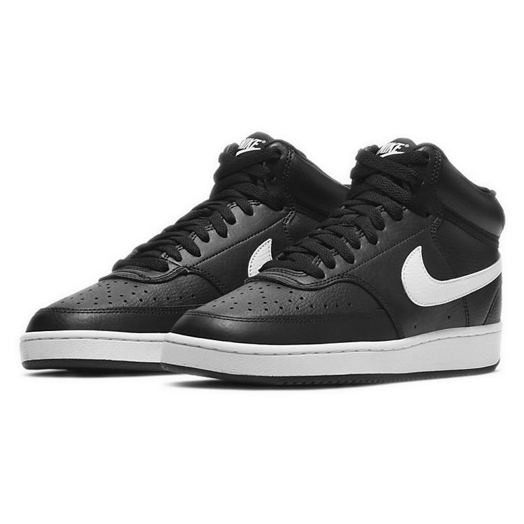 New Nike Court Vision Mid Black White Women's CD5436-001