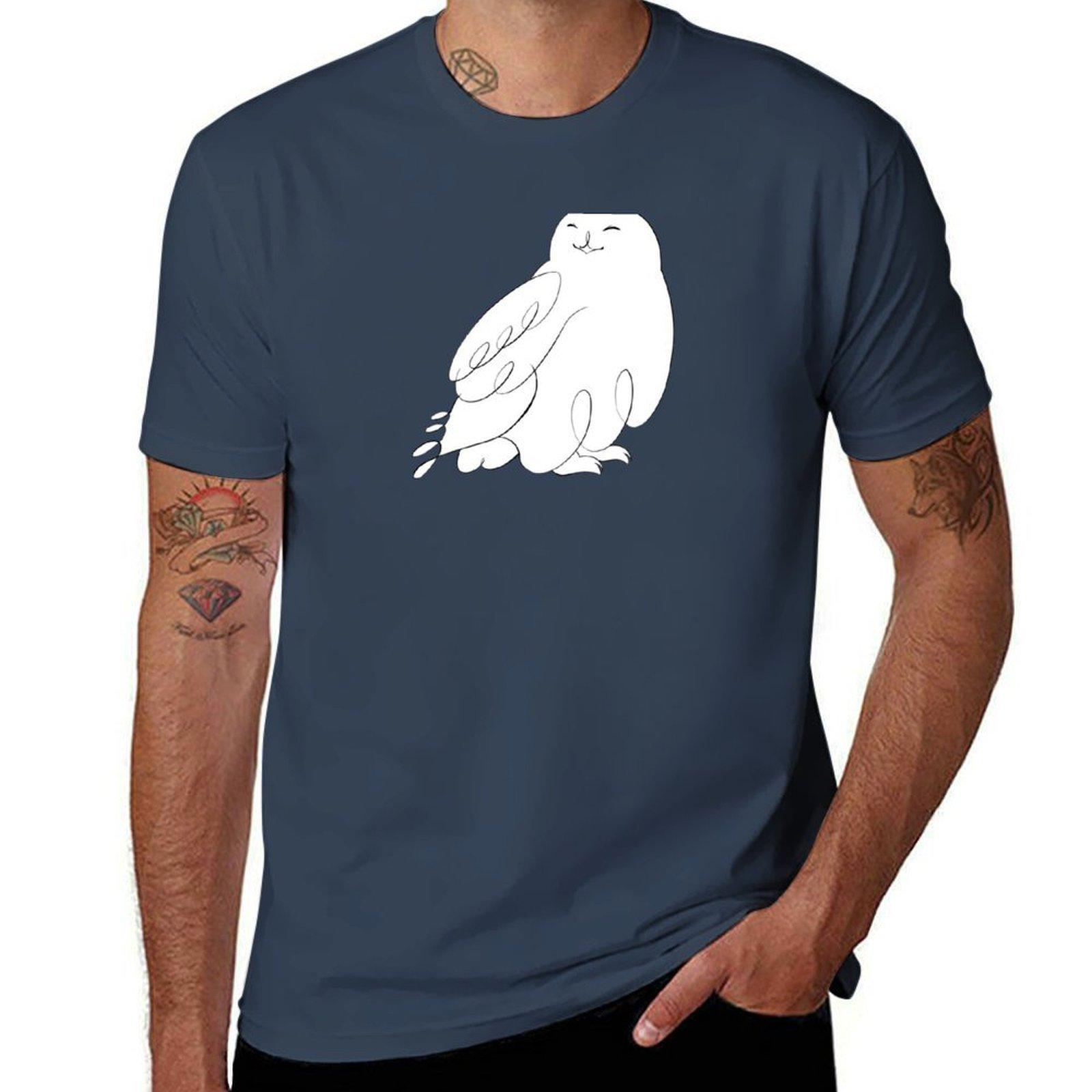 Snowy owl TShirt Basic Regular Fit Casual TShirt S