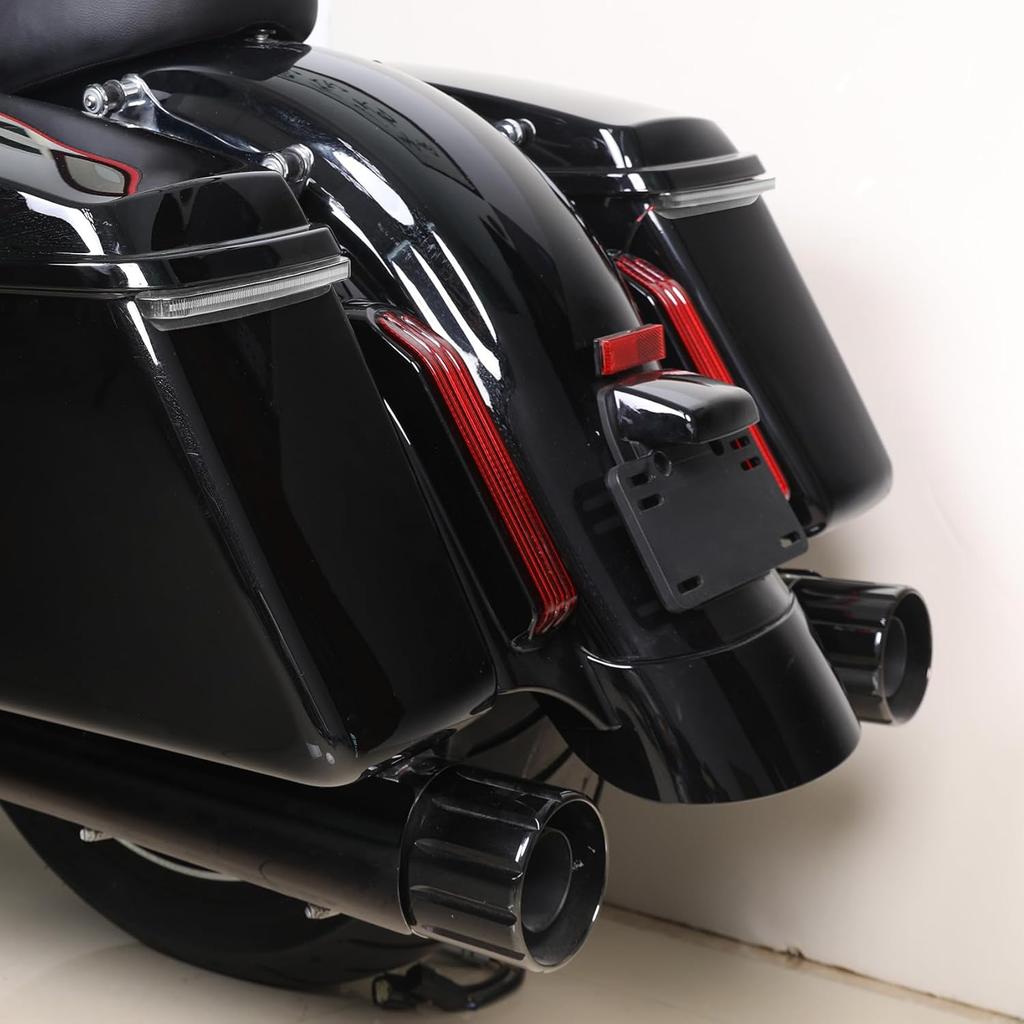 TCT-MOTORPARTS LED Saddlebag Run Brake Turn Lights Fit For Harley Touring Road King Electra Street Glide Ultra Limited2014-2023