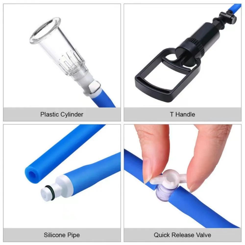 Female Manual Vacuum Pump Enlarge Vagina Clitoris Sucker Nipple Breast Stimulator Sucking Cup Massager Masturbator Sex Toys