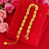 Vietnam Gold-Plated Heart Bracelet - Women's Fashion Hollowed-Out Design