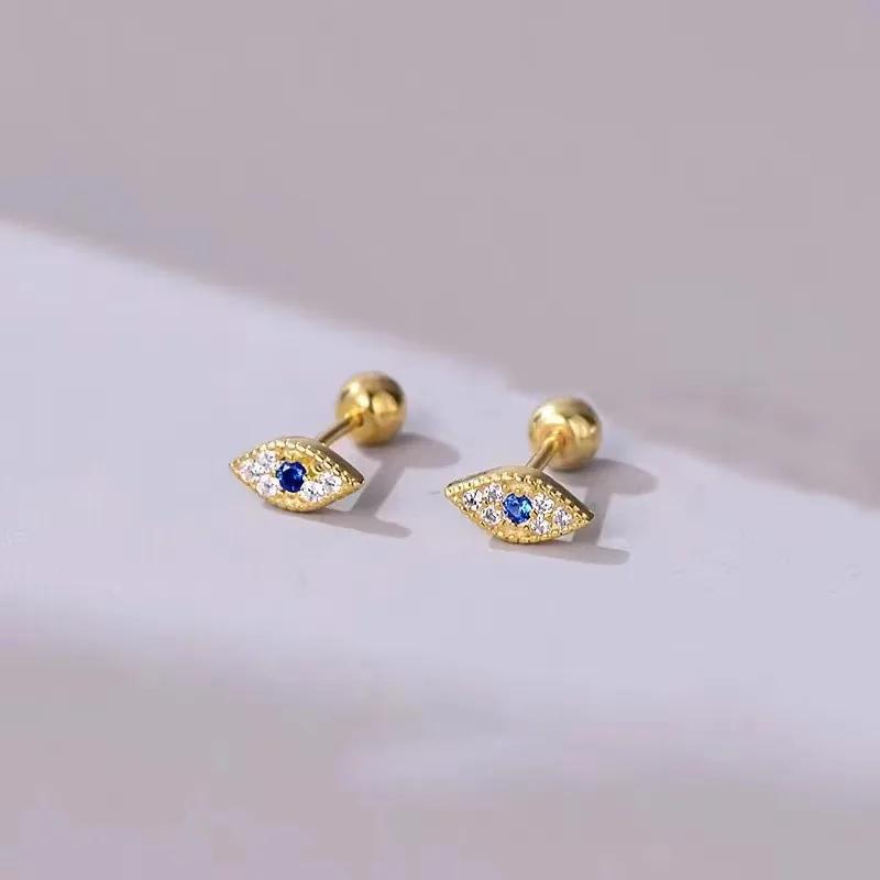 Neue Mode Herz Ohrstecker für Damen Hypoallergen Schraubverschluss Knorpel Helix Ohrring Mädchen Piercing Zubehör Schmuck Geschenke