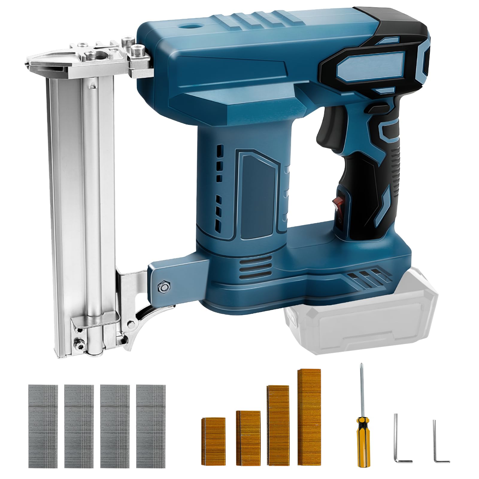 

Ceritica Electric Nail Pin Finish Compatible with Makita for Building Materials Manufacturing and Furniture Woodworking Unit Charger Sold Tacker,